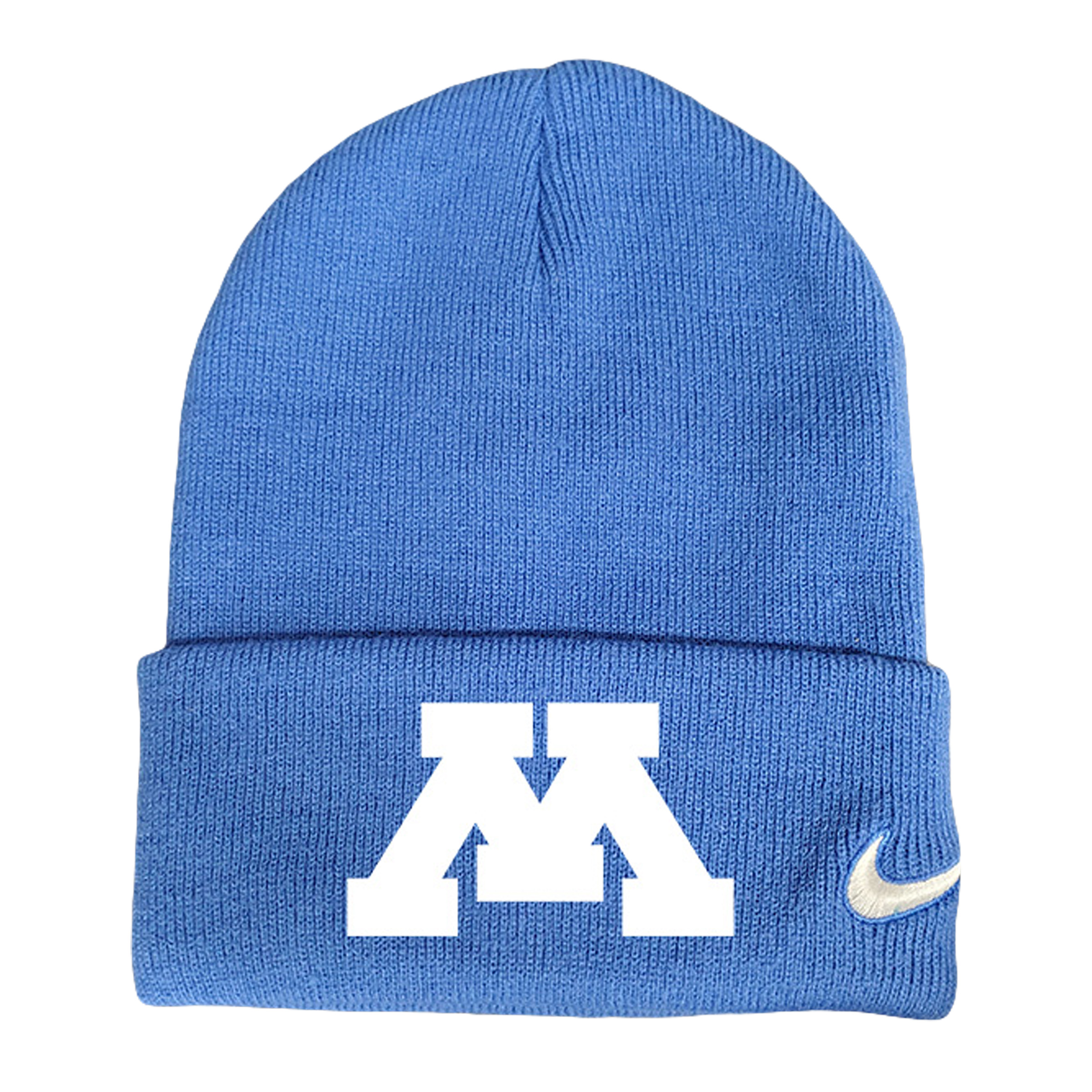 Nike Swoosh Embroidered Logo Cuffed Beanie